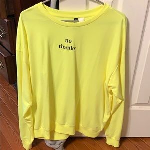 “No thanks” t-shirt
